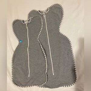 2 SwaddleUp Original swaddles- bundle (1 small, 1 medium) Excellent condition